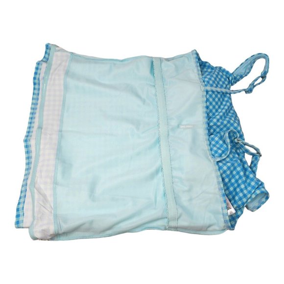 Lands End Tankini Swim Top 18 Square Neck Underwire Bra Tummy Control Swimsuit - Picture 5 of 15